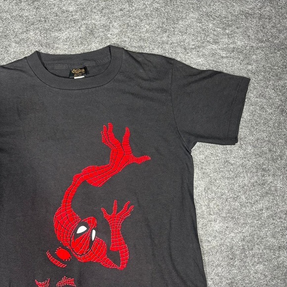 VTG 90s Spider-Man Marvel Changes T Shirt Mens M Black Single Stitch USA Made - Picture 10 of 16